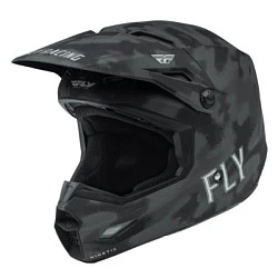 Fly Racing Kinetic S.E. Tactic шлем кроссовый, черный камуфляж