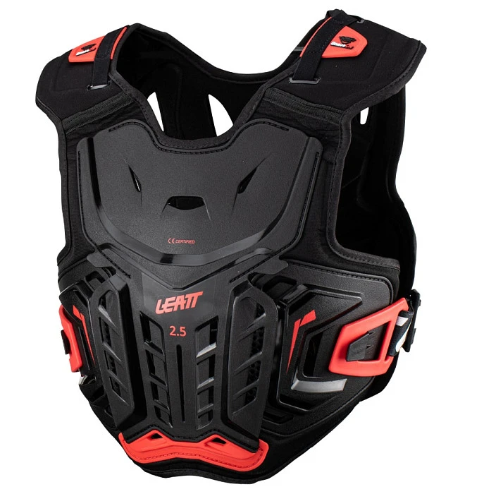 Leatt Chest Protector 2.5 Junior Black/Red панцирь без плеч подростковый, черно-красный