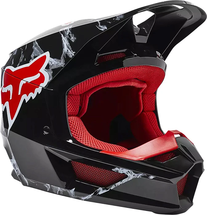 Fox V1 Karrera Black шлем кроссовый