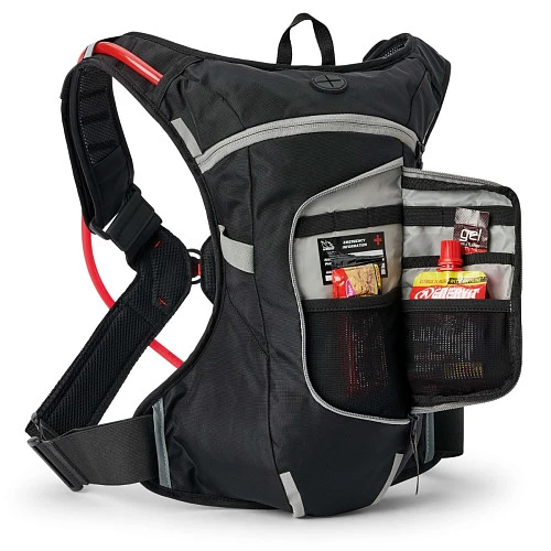 USWE Raw 4L Hydration Pack (3L) Carbon Black рюкзак-гидропак, черный