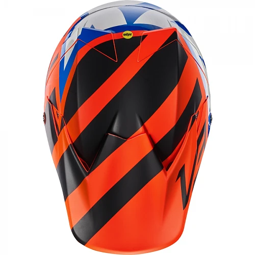 Fox Racing V3 Creo шлем кроссовый, сине-оранжевый