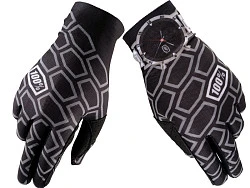100% Celium мотоперчатки, черный