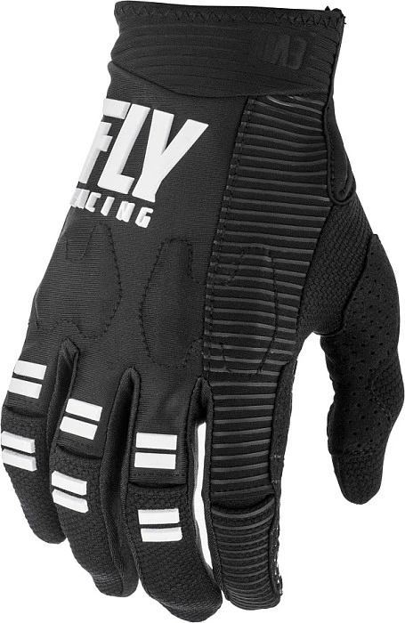 Fly Racing Evolution DST 2019 мотоперчатки, черно-белый