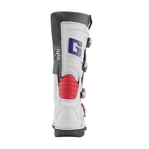Gaerne GXJ White/Red/Purple мотоботы кроссовые детские/женские, бело-красно-фиолетовый