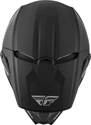 Fly Racing Elite Solid шлем кроссовый, черный матовый