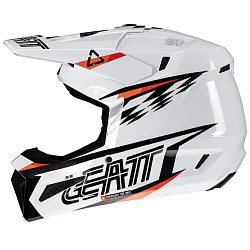 Leatt Kit Moto 3.5 V25 White шлем кроссовый + Vizion 3.5 мотоочки