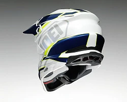 Shoei VFX-WR Allegiant TC-3 шлем кроссовый, желто-бело-синий