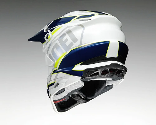 Shoei VFX-WR Allegiant TC-3 шлем кроссовый, желто-бело-синий