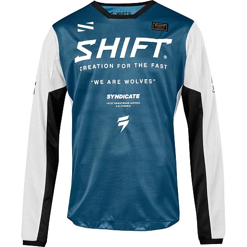 Shift White Muse Blue джерси