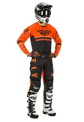 Fly Racing Kinetic K120 2020 джерси, оранжево-черный