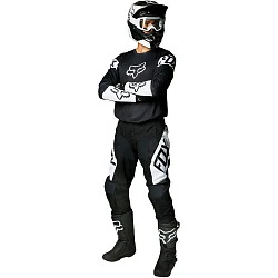 Fox Racing 180 Revn Youth Black/White мотоштаны подростковые