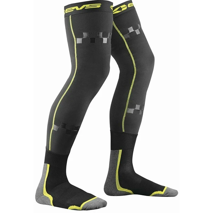 EVS Fusion Riding Yellow/Black чулки под наколенники с носком