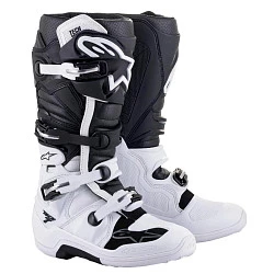Alpinestars Tech 7 мотоботы кроссовые, черно-белый