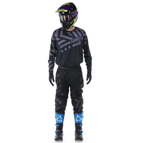 Leatt 3.5 Ride Kit 2024 Stealth комплект мотоштаны + джерси