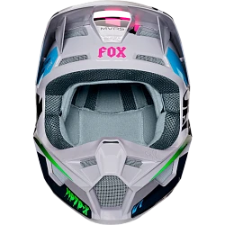 Fox Racing V1 Czar 2019 шлем кроссовый, серый