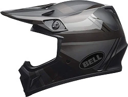 Bell MX-9 Mips Blkout Maradr шлем кроссовый, серо-черный
