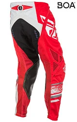 Fly Racing Evolution 2.0 2018 мотоштаны, красно-серо-белый