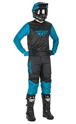 Fly Racing F-16 2021 комплект подростковый, сине-черный