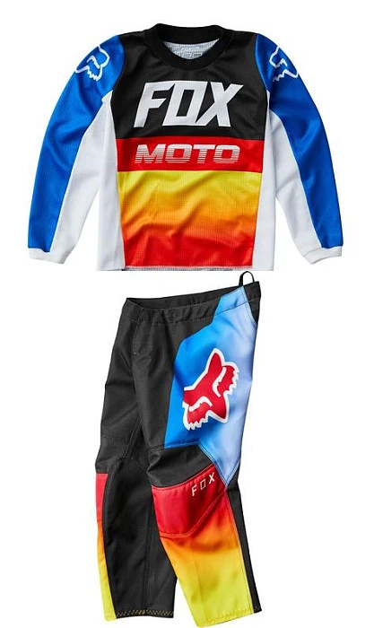 Fox Racing 180 Fyce Kids комплект детский, сине-красный