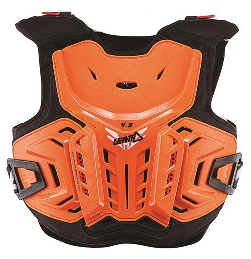 Leatt Chest Protector 4.5 Junior Orange/White, панцирь подростковый, оранжево-белый