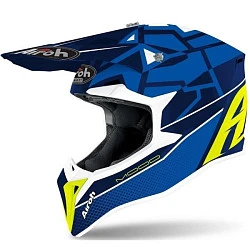 Airoh Wraap Mood Blue Gloss шлем внедорожный