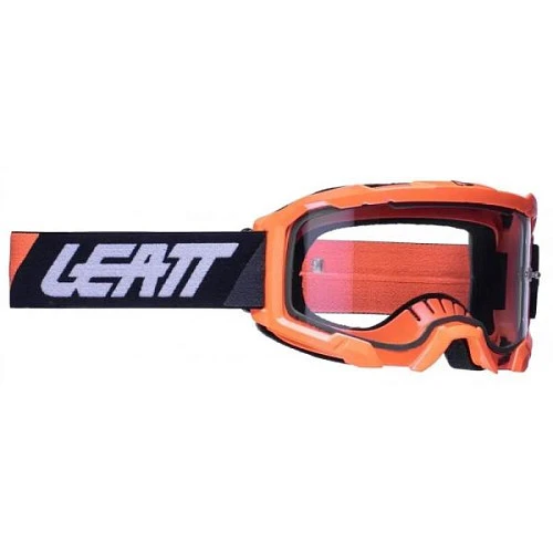 Leatt Velocity 4.5 Neon Orange / Clear 83% мотоочки, двойная линза