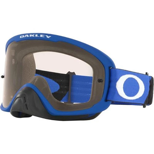 Oakley O-Frame 2.0  PRO MX Tuff Blocks мотоочки, сине-черный, прозрачная линза