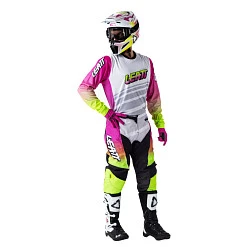 Leatt 3.5 Ride Kit 2026 Retro Pink комплект мотоштаны + джерси, розовый