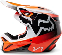 Fox Racing V1 Leed Youth Flow Orange шлем подростковый