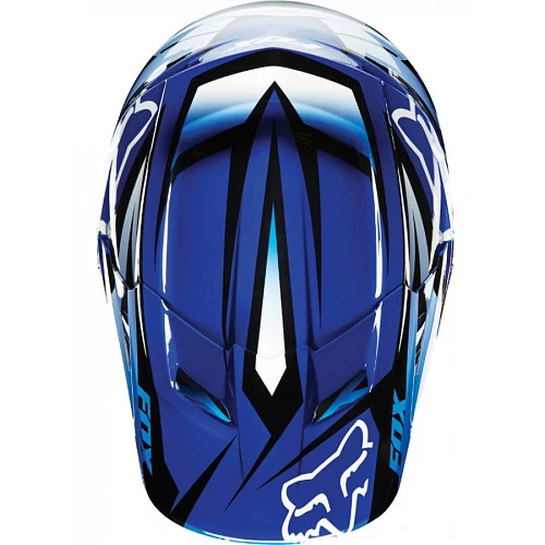 Fox Racing V1 Race ECE шлем кроссовый, синий