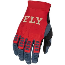 Fly Racing Evolution DST 2022 мотоперчатки, красно-серый