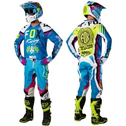 Fox Racing 360 Rohr 2017 комплект, бело-голубой