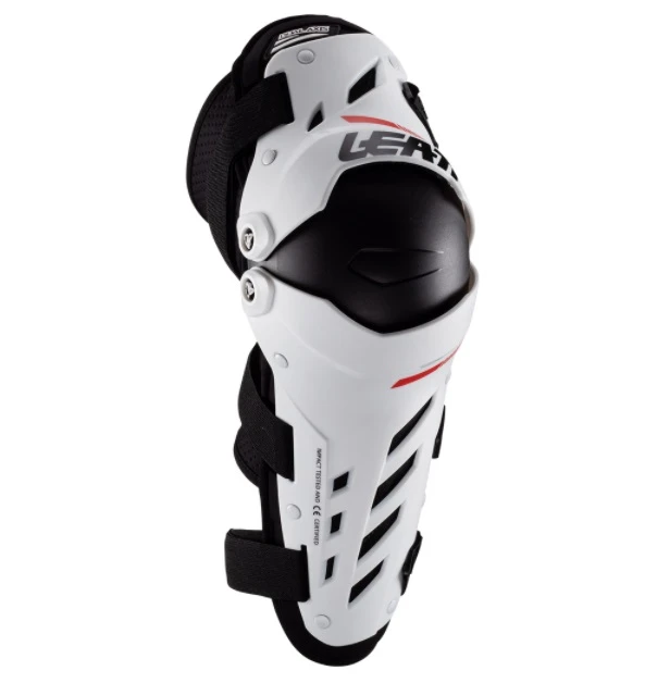 Leatt Dual Axis White шарнирные наколенники, белый