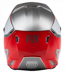 Fly Racing Kinetic Drift шлем кроссовый, серо-красный