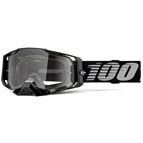 100% Armega Black / Clear Lens мотоочки