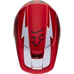 Fox Racing V1 Werd 2020 Flame Red шлем кроссовый