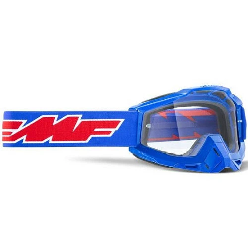 FMF Powerbomb Rocket Blue мотоочки подростковые прозрачная линза