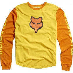 Fox Moto-X LS Knit футболка, желто-оранжевый