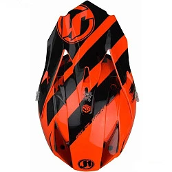Just1 J32 PRO Kick шлем кроссовый, черно-оранжевый