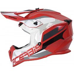 Acerbis Linear Red/White шлем внедорожный