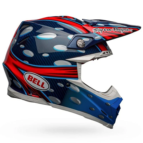 Bell Moto-9 Flex McGrath Replica Gloss Blue /Red /Black шлем кроссовый