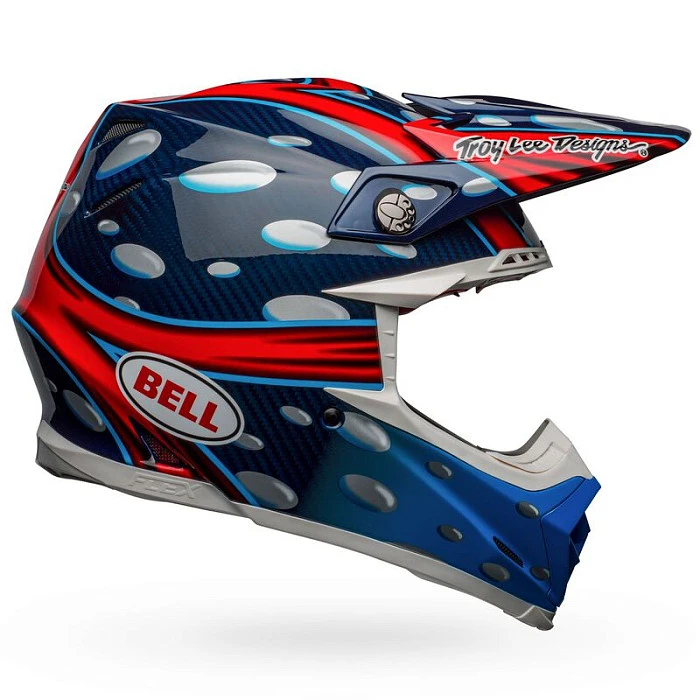 Bell Moto-9 Flex McGrath Replica Gloss Blue /Red /Black шлем кроссовый