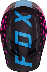 Fox Racing V1 Grav шлем кроссовый, черно-розовый