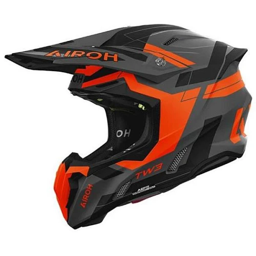 Airoh Twist 3 Dynasty Orange Matt шлем внедорожный, оранжевый матовый