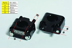 ProTaper Solid Mount Kit кронштейн-переходник крепления руля (28мм)