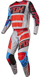 Fox Racing 180 Falcon 2017 комплект, серо-красно-синий