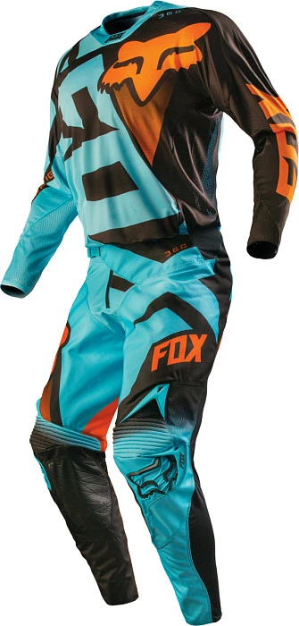 Fox Racing 360 Shiv комплект, голубой