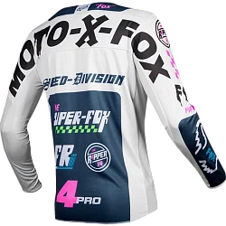 Fox Racing 180 Czar Youth 2019 джерси подростковая, сине-серый