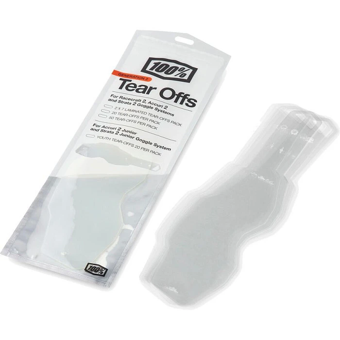 100% RC2/AC2/ST2 Standard Tear-Offs отрывные пленки (20 шт)