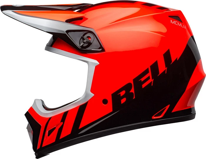 Bell Mx-9 Mips Dash Gloss Orange/Black шлем кроссовый
